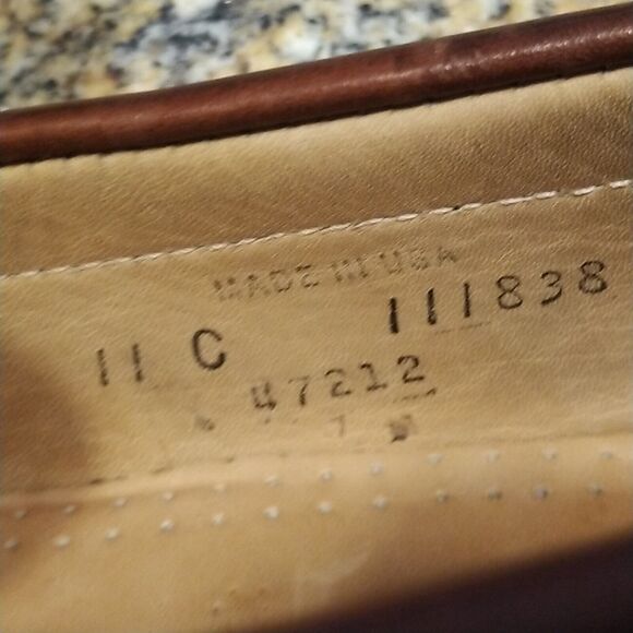 Allen Edmonds Men’s Woodstock Shoes Black Brown Tassels Leather Loafers Sz 11 C - Picture 14 of 14